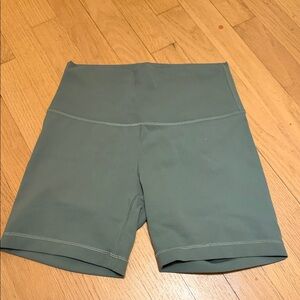 lululemon athletica Sage Green Bike Shorts